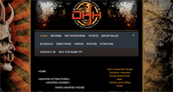 Desktop Screenshot of danshauntedhouse.com